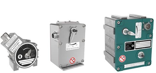Range of electronic actuator motors for gas engines