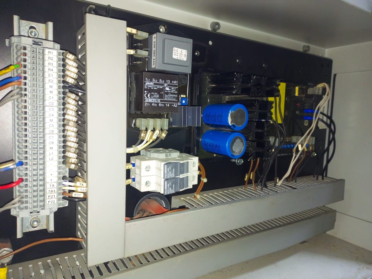 Electrical control panel and switchgear wiring